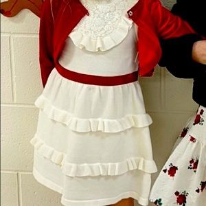 Ruffle Sweater Dress